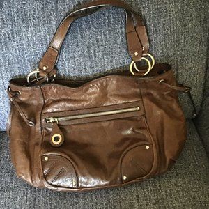 Preowned vintage Brown Prada shoulder bag